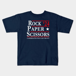 Rock Paper Scissors Best Candidates 2024 Kids T-Shirt